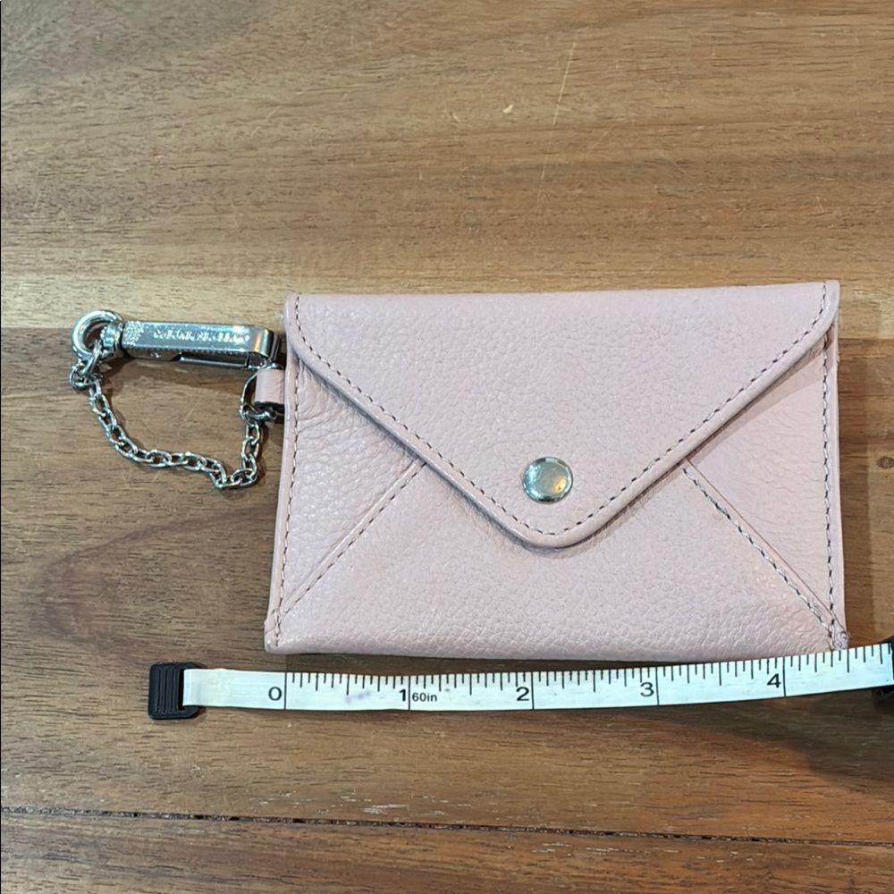 AIMEE KESTENBERG Pink Leather Keychain Wallet